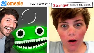 Fake Skipping on Omegle JUMPSCARE Prank [upl. by Ranna]