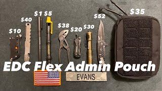 EDC Pocket Organizer Flex Admin Pouch 511 Tactical [upl. by Lehacim308]