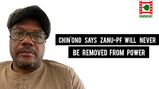 Hopewell Chinono says ZANUPF will never be removed from power [upl. by Meghan384]