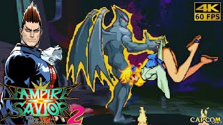 Darkstalkers 3  Demitri Arcade  1997 4K 60FPS [upl. by Gosselin]