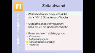 Wie groß ist der Zeitaufwand für ein Fernstudium [upl. by Indnahc]