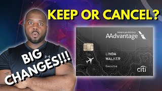 MASSIVE CHANGES to the AAdvantage Executive World Elite MasterCard  Keep Cancel Apply [upl. by Lewan273]