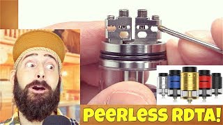 Vaping The Peerless RDTA By Geek Vape A Flavor Monster Vape Tank [upl. by Aviva]