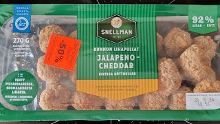 Testissä Snellman Kunnon lihapullat jalapeno  cheddar [upl. by Jaffe]