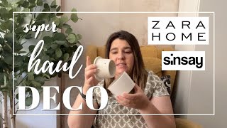 Súper HAUL rebajas DECO Zara Home y Sinsay  Bricoleta [upl. by Ymeraj]