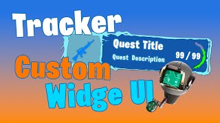 Easily Create Custom Widget UI for Tracker Device  UEFN Tutorial [upl. by Wain]