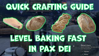 How to Level Baking FAST in Pax Dei [upl. by Etnoek]