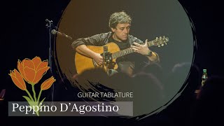 Guitar TAB  Peppino DAgostino  Walk Away Renee Duet  Tutorial Sheet Lesson iMn [upl. by Nyltac356]