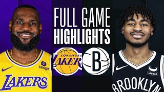 LAKERS at NETS  FULL GAME HIGHLIGHTS  March 31 2024 [upl. by Theresita]