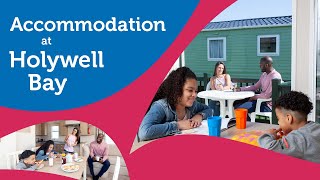 Accommodation at Holywell Bay Holiday Park  Newquay Cornwall [upl. by Dalt]