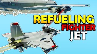 EXPLODING While Air To Air Refuelling A JET FIGHTER  Stormworks Build and Rescue Gameplay [upl. by Einner927]