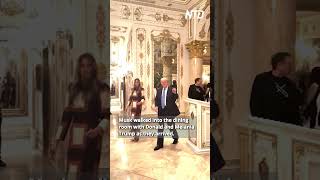 Musk Joins Trump Family for Thanksgiving in Florida [upl. by Ilrebma]