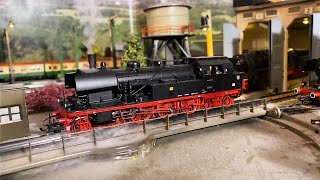 ESU H0 31184  T18 Dampflokomotive BR 78 395 DR Sound Rauch  Güterzug  Deutsche Reichsbahn DDR [upl. by Lovel]