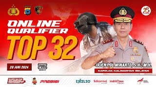 KAPOLDA CUP ESPORTS KALIMANTAN SELATAN 2024  ONLINE QUALIFIER PUBG MOBILE 32 BESAR [upl. by Llevron]