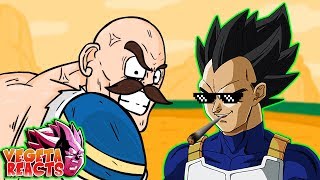 Vegeta Reacts To Dragon Ball League [upl. by Atineb]