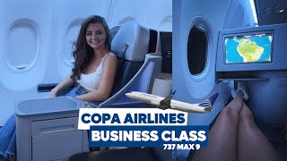 CLASSE EXECUTIVA DREAMS COPA AIRLINES BOEING 737 MAX 9 GRU  PTY São Paulo a Cidade do Panamá [upl. by Elleinnad]