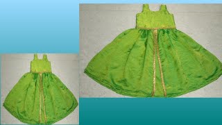 Byutiful baby dress cutting and stitching Making at homeNsfashioncg [upl. by Anyrb855]