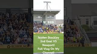 Jayden Stockley 2nd Goal VS Newport portvale pvfc Goal Limbs efl leaguetwo league2 [upl. by Aynas]