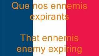 La Marseillaise French National Anthem FrEn [upl. by Byrle]