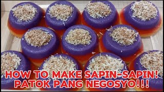 HOW TO MAKE SAPIN SAPIN RECIPEPATOK PANG NEGOSYOMami Chel [upl. by Zelde547]