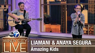 Liamani and Anaya Segura  Amazing Kids  “Photograph” by Ed Sheeran [upl. by Newol]