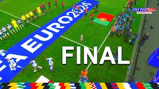 PES  England vs Portugal Final EURO 2024  Full Match All Goals  eFootball Gameplay PC [upl. by Eindys]