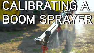 How To Calibrating a Boom Sprayer [upl. by Nnylatsirk]