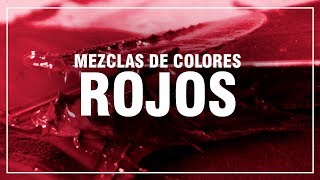 CÓMO HACER EL COLOR ROJO 🔴 Mezclas de Colores Fácil 🎨 [upl. by Aihcela613]