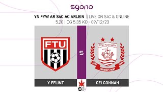 FULL MATCH  Flint Town United 03 Connahs Quay Nomads  JD Welsh Cup  English Commentary [upl. by Clementia]