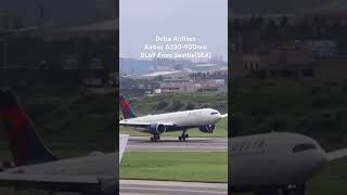 Delta A330900neo at Taipei Taoyuan Airport [upl. by Myra]