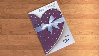 Handmade Birthday card Pop up card [upl. by Inilahs]