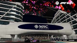 F2 2024 Hot Lap Around Abu Dhabi on F1 24 [upl. by Orbadiah]