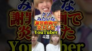 謝罪動画で大炎上したYouTuber4選かっつーさおりんyoutuber 雑学 [upl. by Engapmahc]