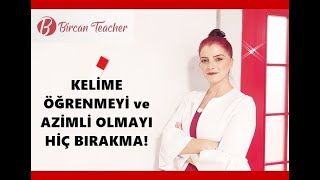 KELİME ÖĞRENMEYİ VE AZİMLİ OLMAYI HİÇ BIRAKMA ingilizce dilöğren ingilizcekonuları speaking [upl. by Wilbert584]