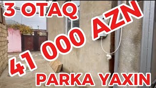 Parkın Arxasında 3 Otaqlı Tam Təmirlə Təhvillə Cəmi 41000 AZN [upl. by Noicnecsa]