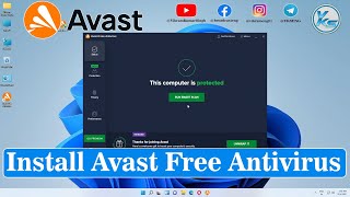 ✅ How To Download And Install Avast Free Antivirus On Windows 1110 [upl. by Ariew]