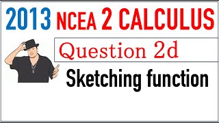 2013 NCEA 2 Calculus Exam Q2d [upl. by Enicar]