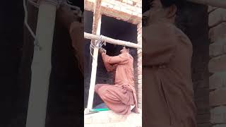 plaster ki tyari constructionfrontelevationwelldesigncivildesignhouseplanyoutube shortvideom [upl. by Kenrick]