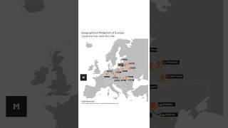 geographical midpoint of europe maps map europe middle poland czechia germany poland est [upl. by Edrock881]