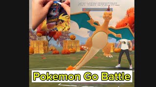 Stunfish VS Charizard in Pokemon Go Great League Remix Game Battle GAMEPLAY ✅ [upl. by Grier]