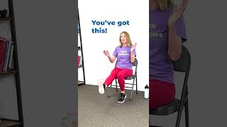 Seated Leg Strength CHALLENGE Repeat on both sides [upl. by Olpe]