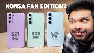 Samsung S21 Fe vs S23 FE vs S24 FE  Best Samsung Fan Edition [upl. by Puduns913]