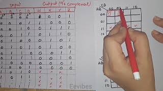 Design a Combinational Circuit that generates the 9s complement of a BCD digit [upl. by Munford]