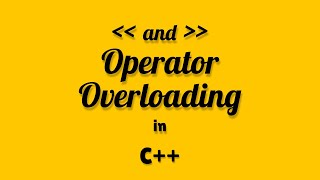 IO Stream or Shift Operators Overloading  C [upl. by Bearce]