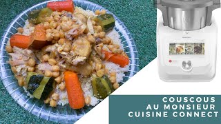 Recette du COUSCOUS au Monsieur Cuisine Connect Facile INRATABLE et DELICIEUSE [upl. by Nidroj]