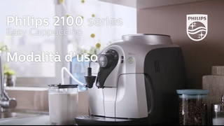 Come installare ed avviare la tua macchina da caffè automatica Philips Easy Cappuccino Serie 2100 [upl. by Reg370]