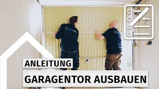 Garagentor ausbauen  So gehts  Anleitung casando [upl. by La Verne]