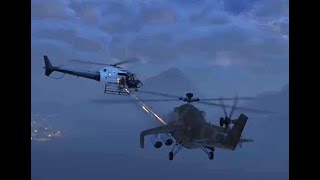 GTA 5 Helicopters CRASHING and BURNING [upl. by Ahcsim8]