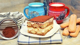 TIRAMISÚ SIN HUEVO  Receta Fácil [upl. by Nivra]