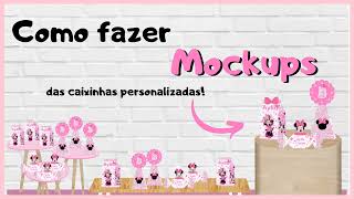 como fazer mockup de caixinhas personalizadas [upl. by Naziaf46]